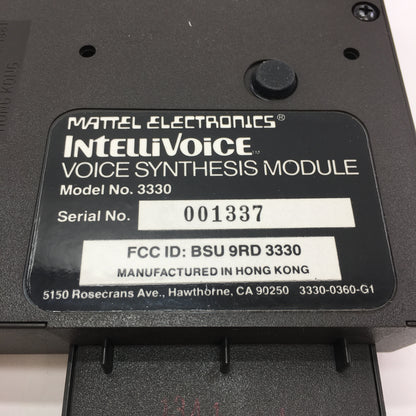 Intellivision Intellivoice Voice Synthesis Module w/ Original Box 