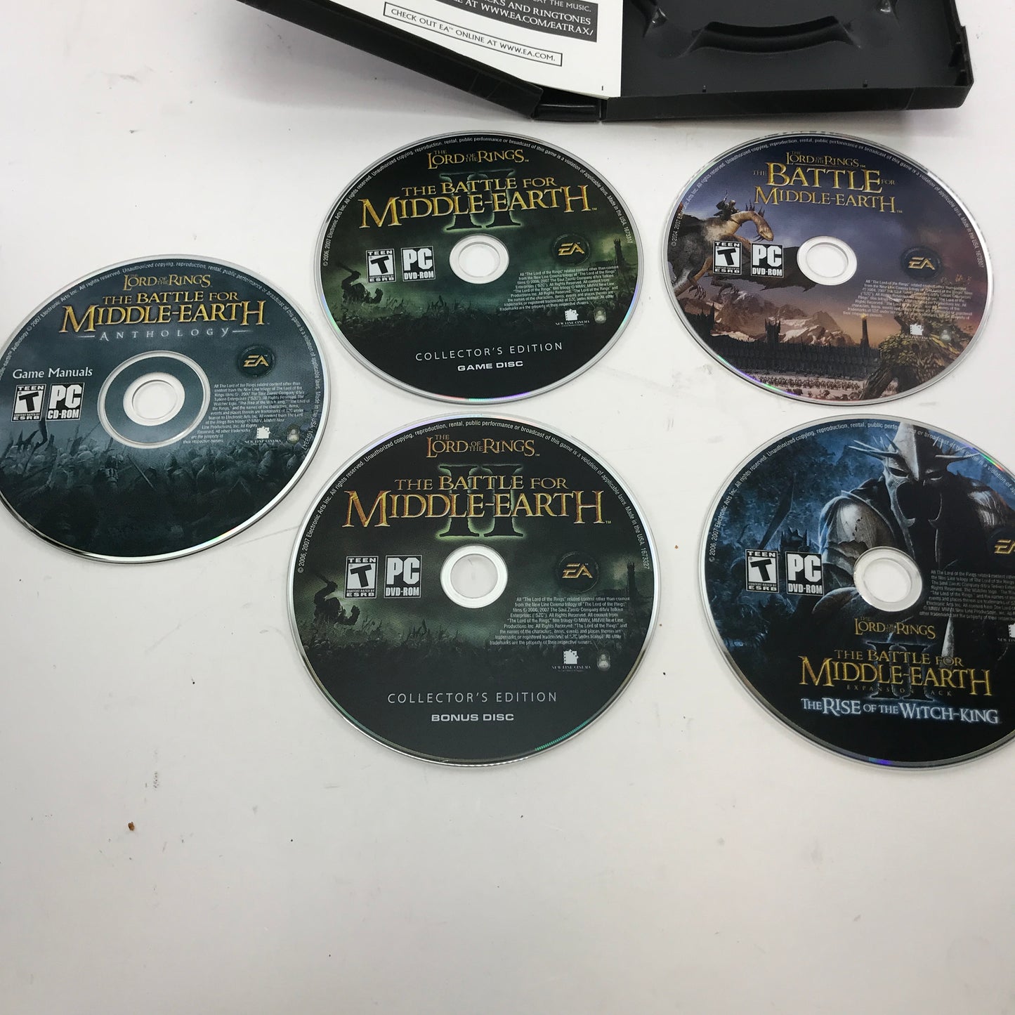 Lord of the Rings: The Battle for Middle-earth Anthology (PC, 2007) CIB No Code