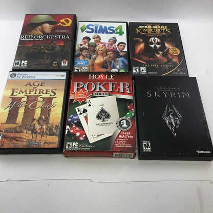 Lot of 50 PC Games [Age of Empires III, Max Payne 2, Agatha Christie and More]