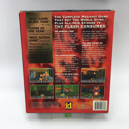 Ultimate Doom (PC, NaN) Complete in Original Box w/ Poster, CIB, No Scratches