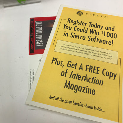 RAMA (PC, 1994) Comeplete in Original Big Box CIB w Strategy Guide