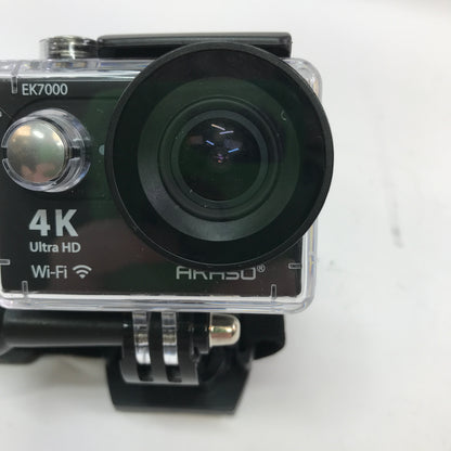 AKASO EK7000 4K Action Camera Ultra HD Wifi w Case and Strap