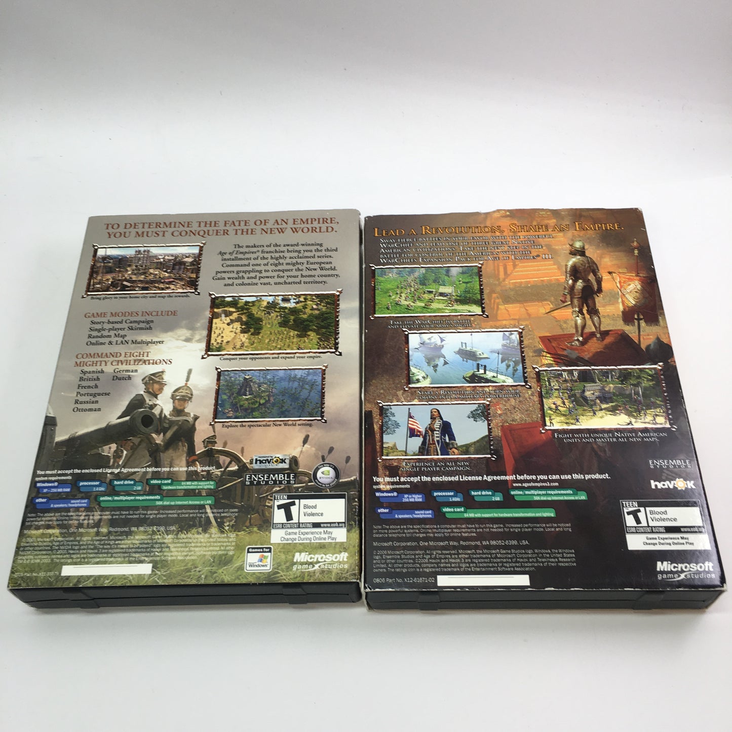 Age of Empires III and Age of Empires III The War Chiefs for PC