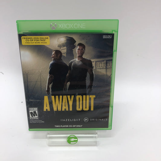 A Way Out (Microsoft Xbox One, 2018) Complete in Original Box w Insert