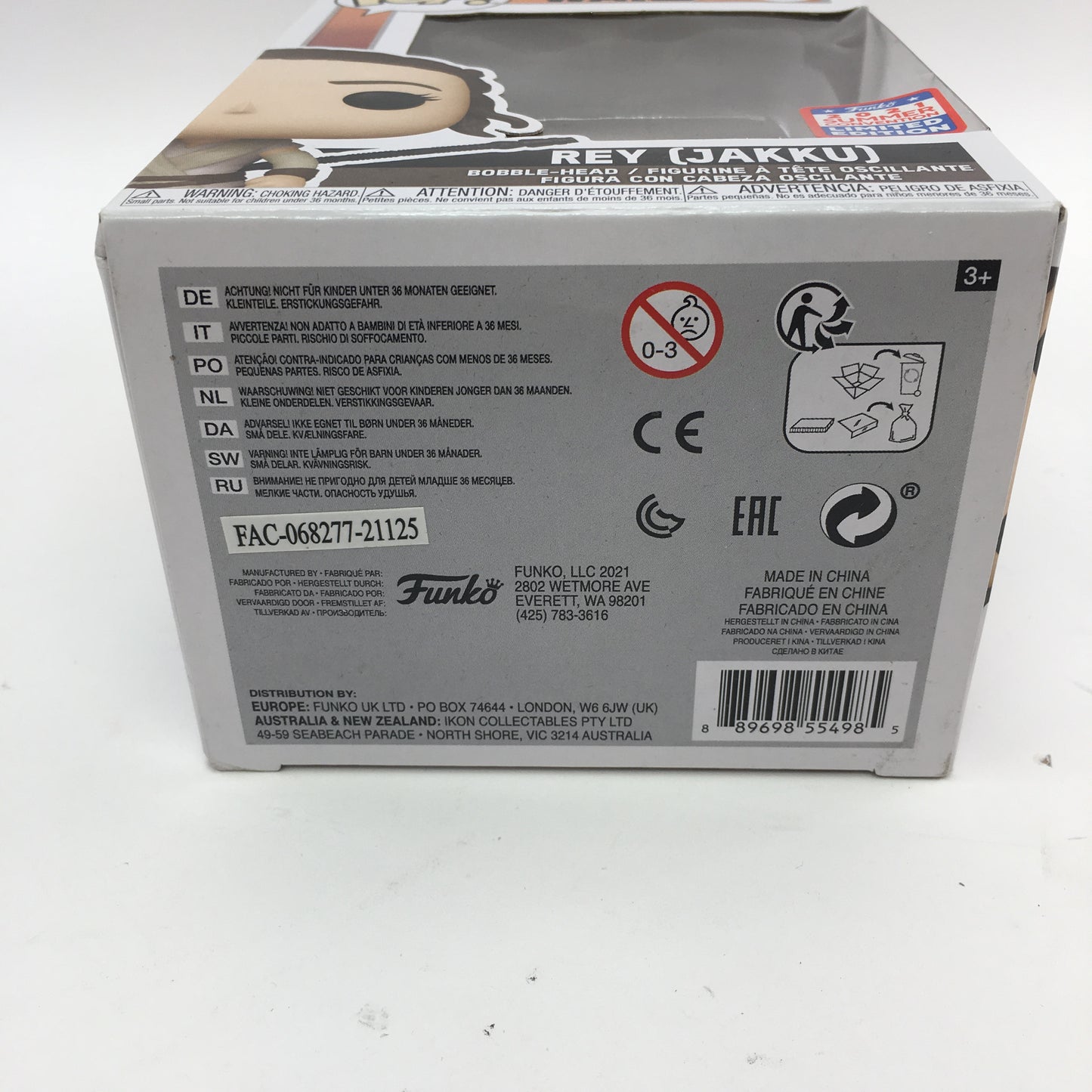 New Funko POP Star Wars 451 Bobblehead 2021 Summer Convention Limited Edition