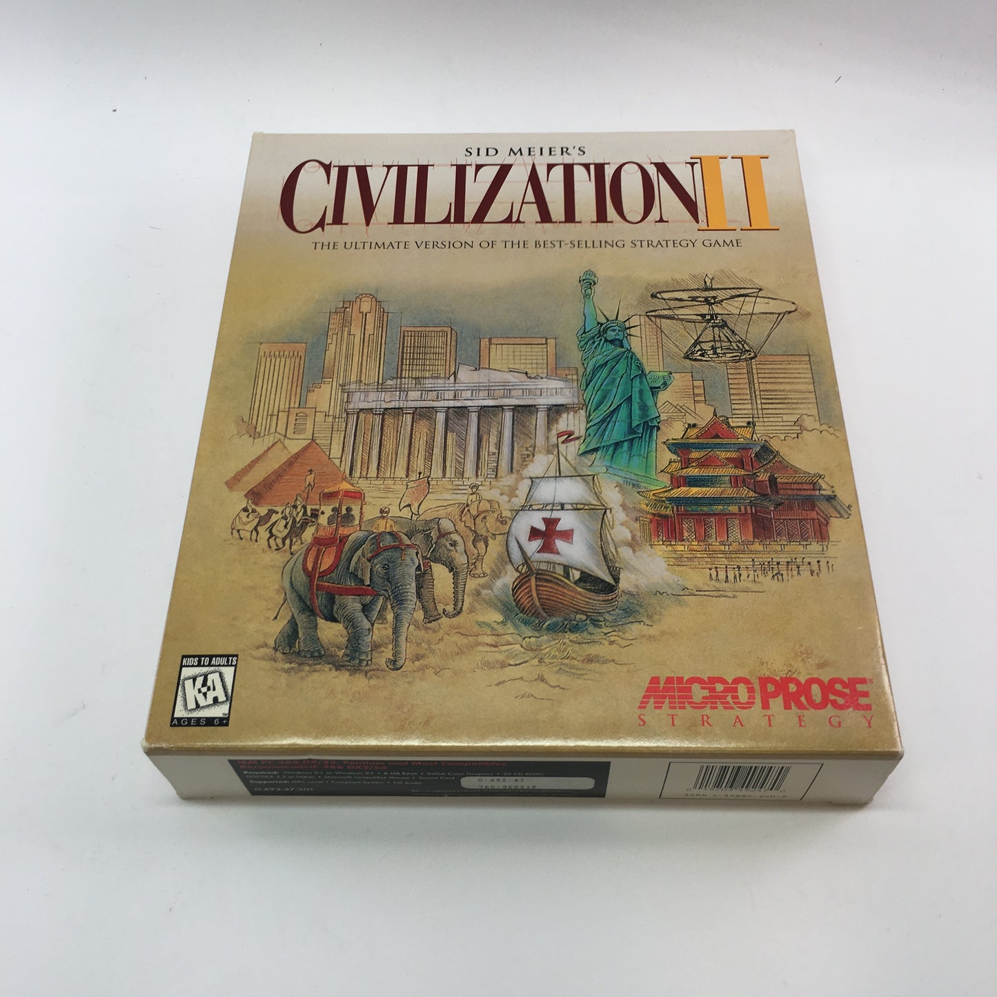 Sid Meier's Civilization [2-5] and Avalon Hill's Advanced Civilization for PC