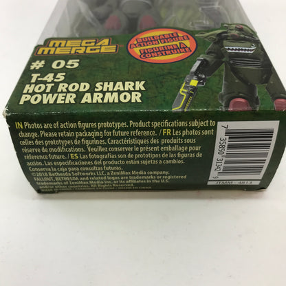  Fallout Mega Merge #05 T-45 Hot rod Shark Power Armor Buildable Action Figure