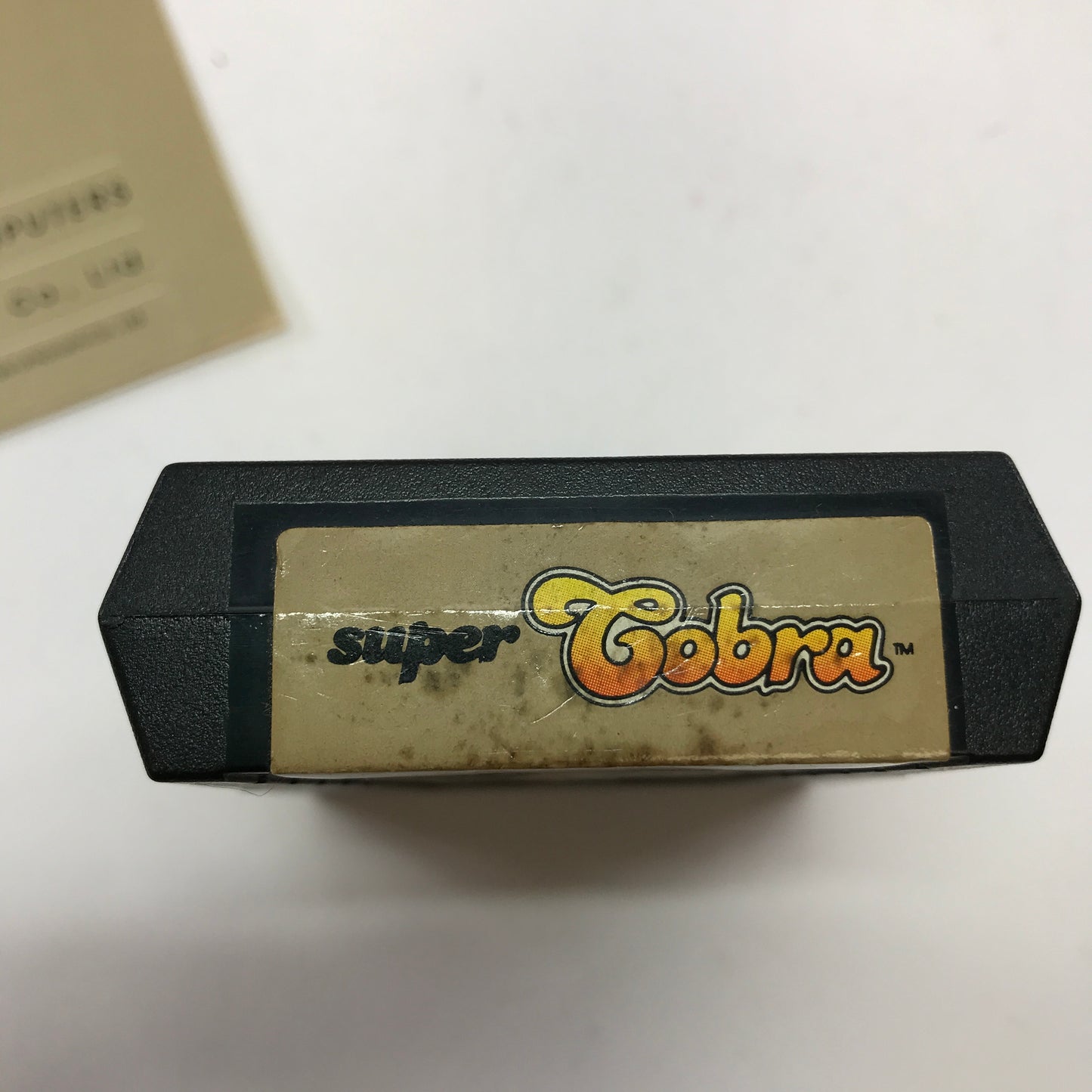 Super Cobra (Atari 400, 1982) Cartridge and Manual Only