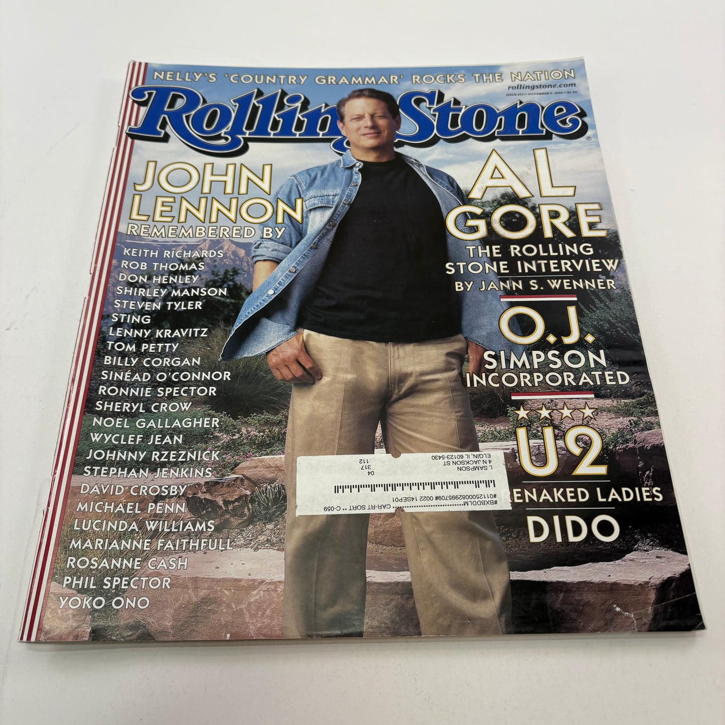 Lot of 12 RollingStones Magazines From The year 2000