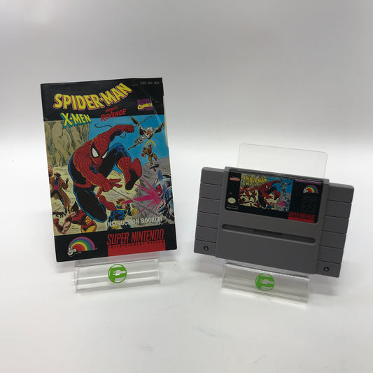 Spider-Man X-Men Arcade's Revenge (Super Nintendo SNES, 1992) Tested Works