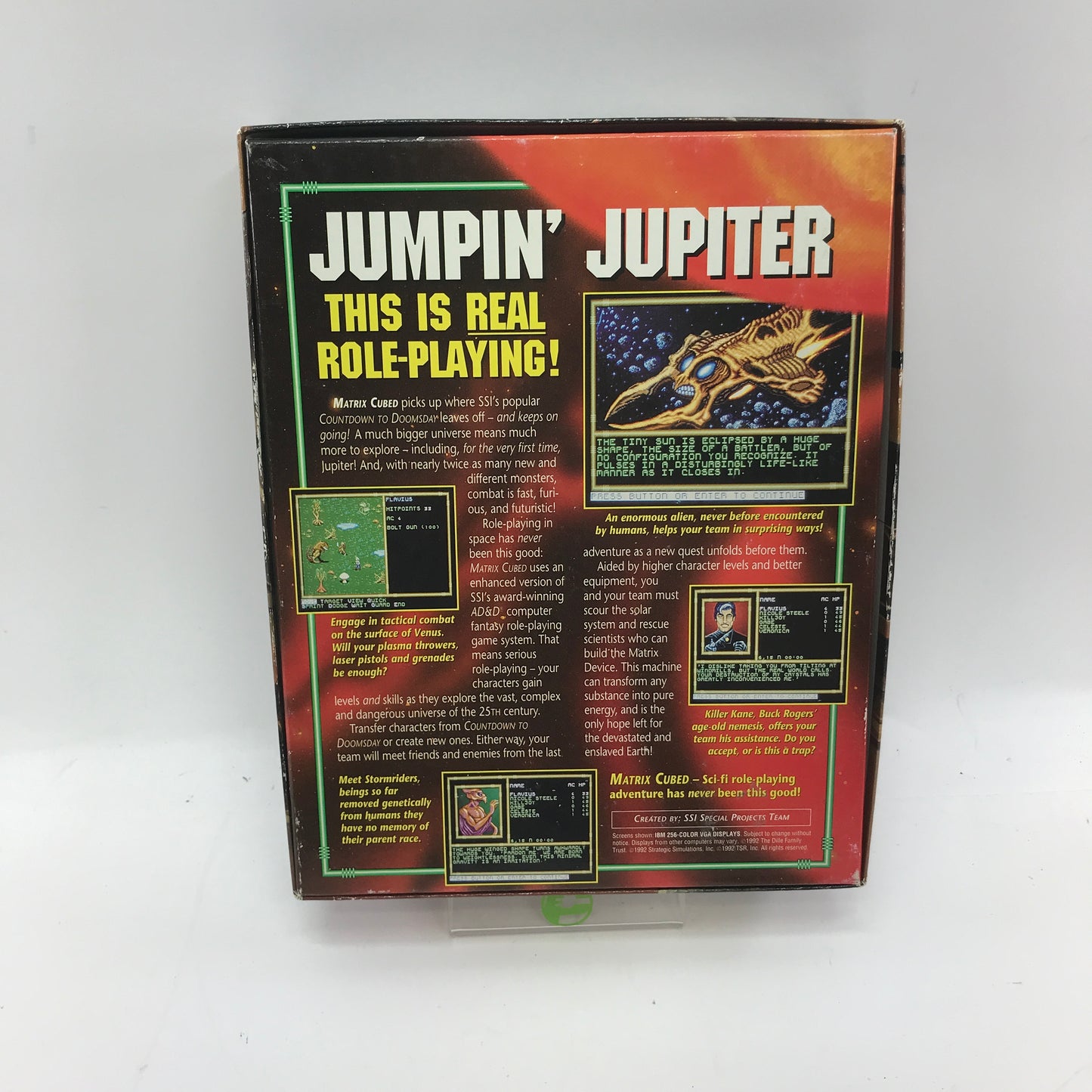 Buck Rogers: Matrix Cubed (PC, 1989) No Clue Book w/ All Other Inserts