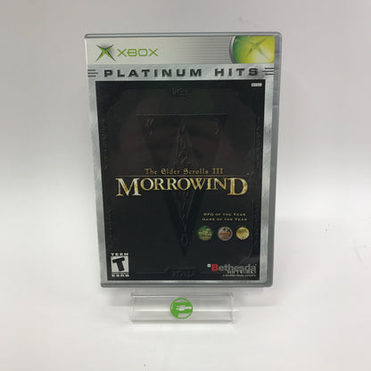 Elder Scrolls III Morrowind [Platinum Hits] (Microsoft Xbox, NaN) CIB w Map
