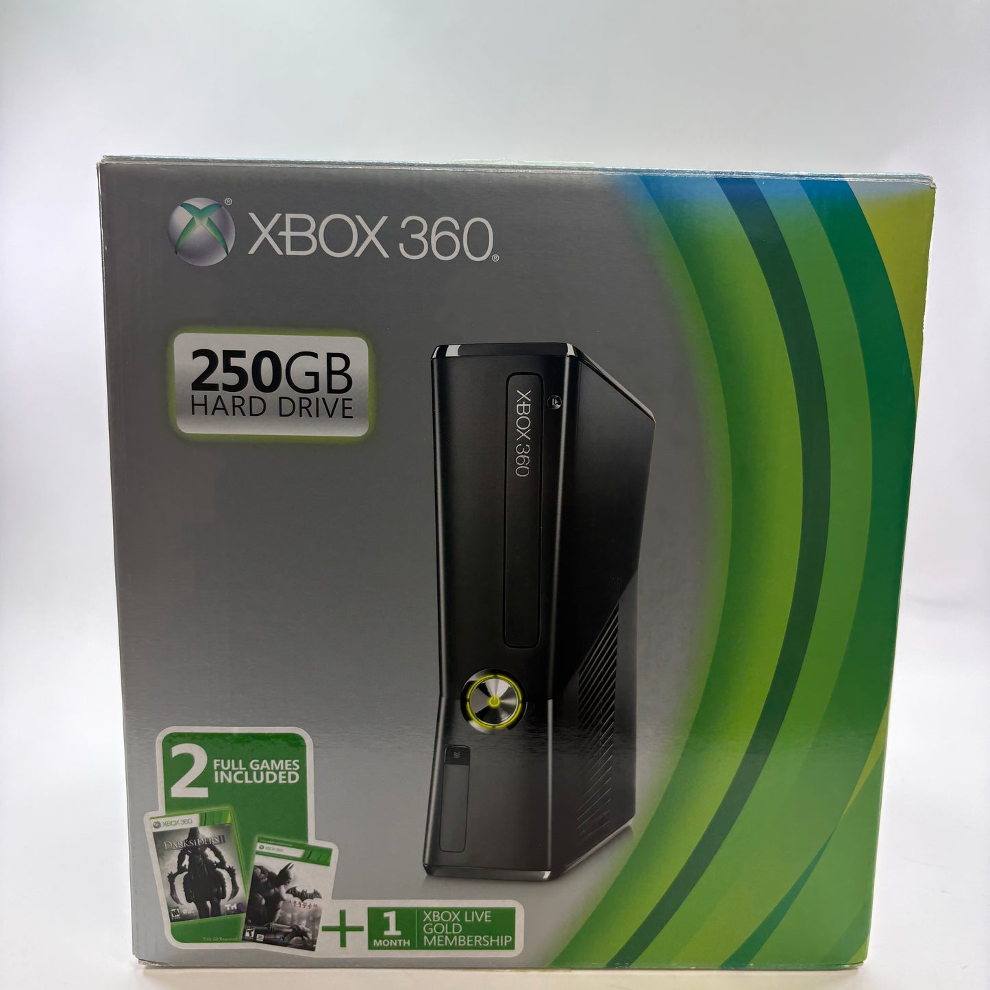 Microsoft Xbox 360 S 250GB Console Gaming System Black 1439