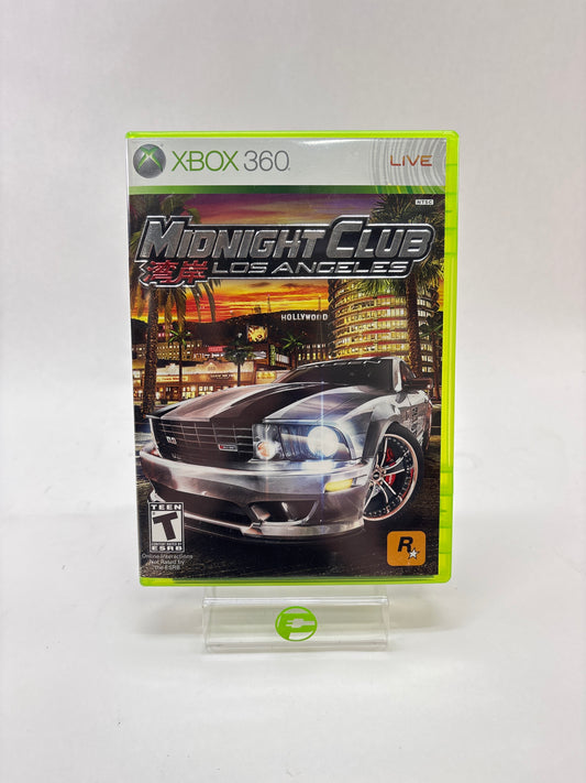 Midnight Club Los Angeles (Microsoft Xbox 360, 2008)