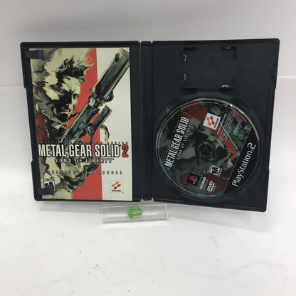 Metal Gear Solid 2 (Sony PlayStation 2 PS2, 2001) CIB w Registration Card