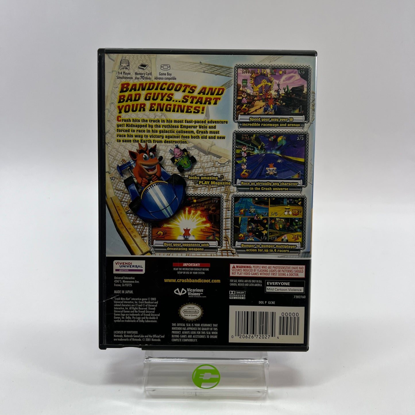 Crash Nitro Kart (Nintendo GameCube, 2003)