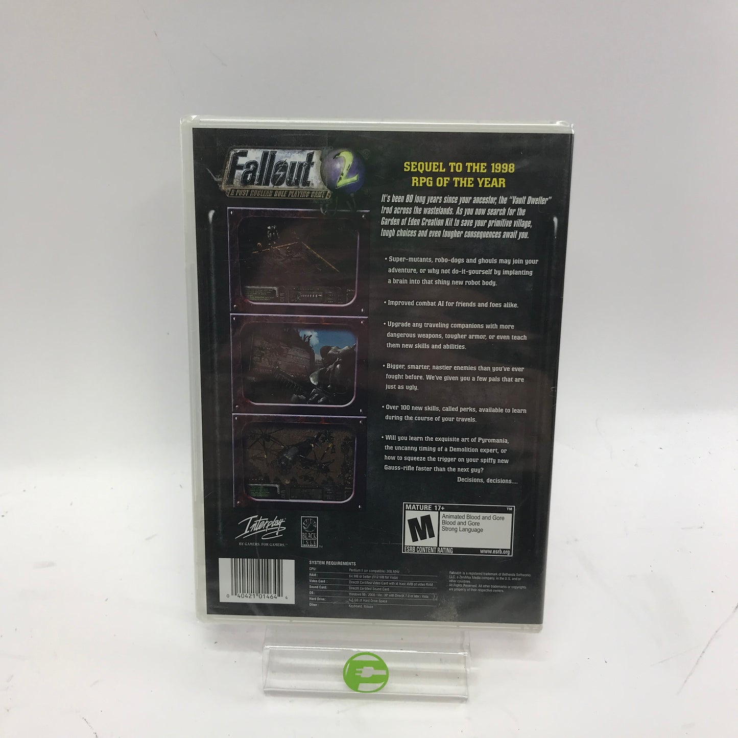 New Fallout 2 A Post Nuclear Role Playing Game (PC, 2009) Factory Sealed