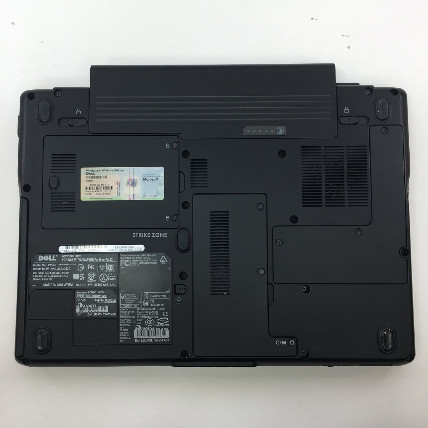 Broken Dell Vostro 1400 PP26L 14.1" Core 2 Duo 2GB RAM HDD- Parts Only