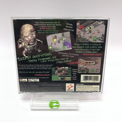 Project Overkill (Sony PlayStation 1 PS1, 1996) w Original Case No Manual