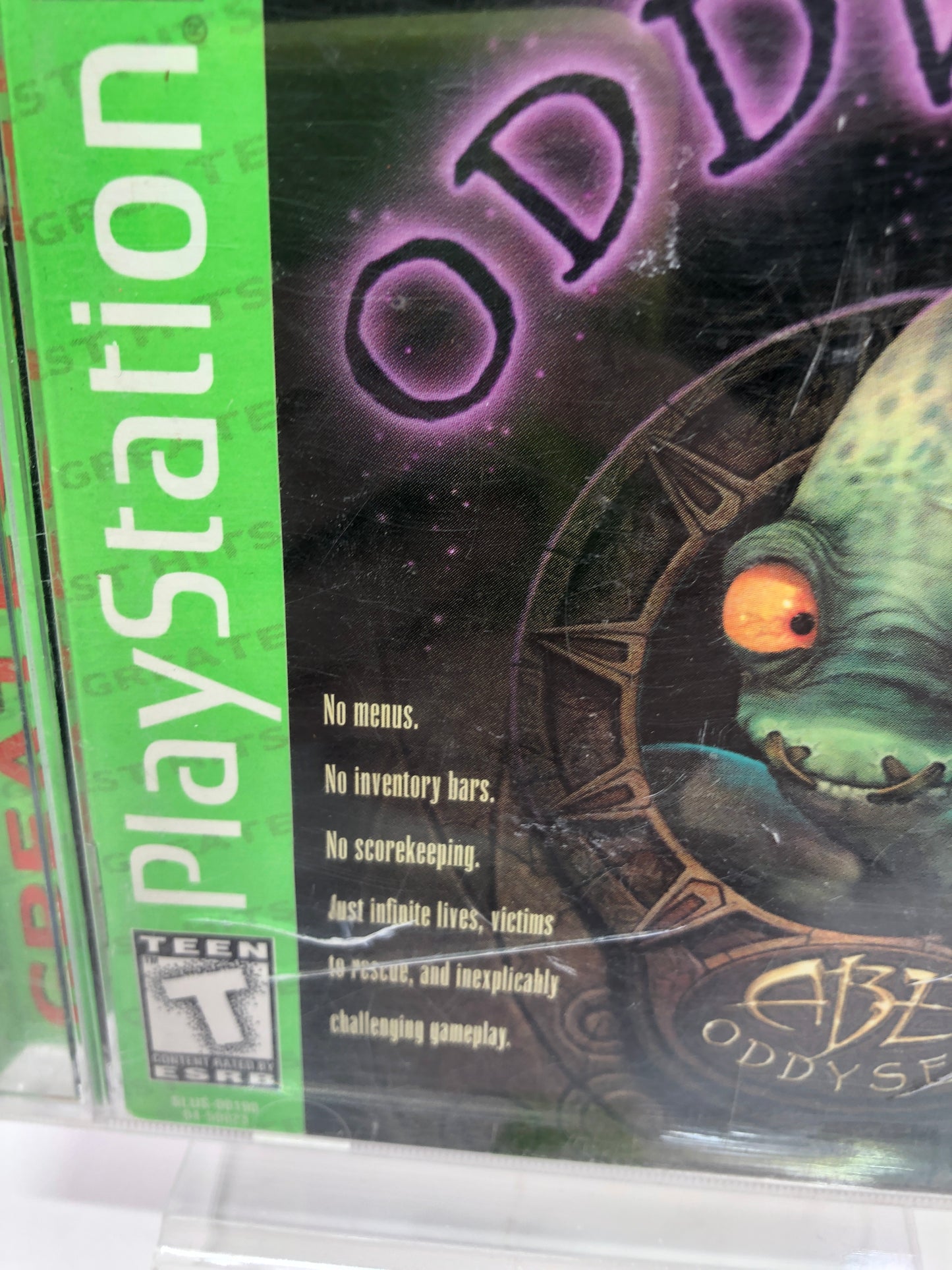 Oddworld Abe's Oddysee [Greatest Hits] (Sony PlayStation 1 PS1, 1997) CIB 