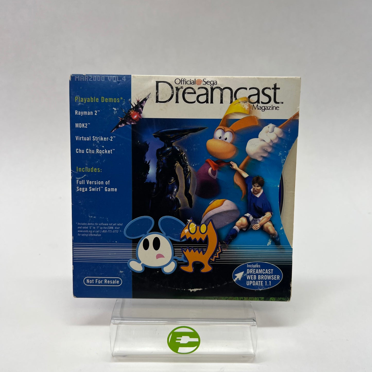 Sega Dreamcast Console Gaming System White Bundle HKT-3020