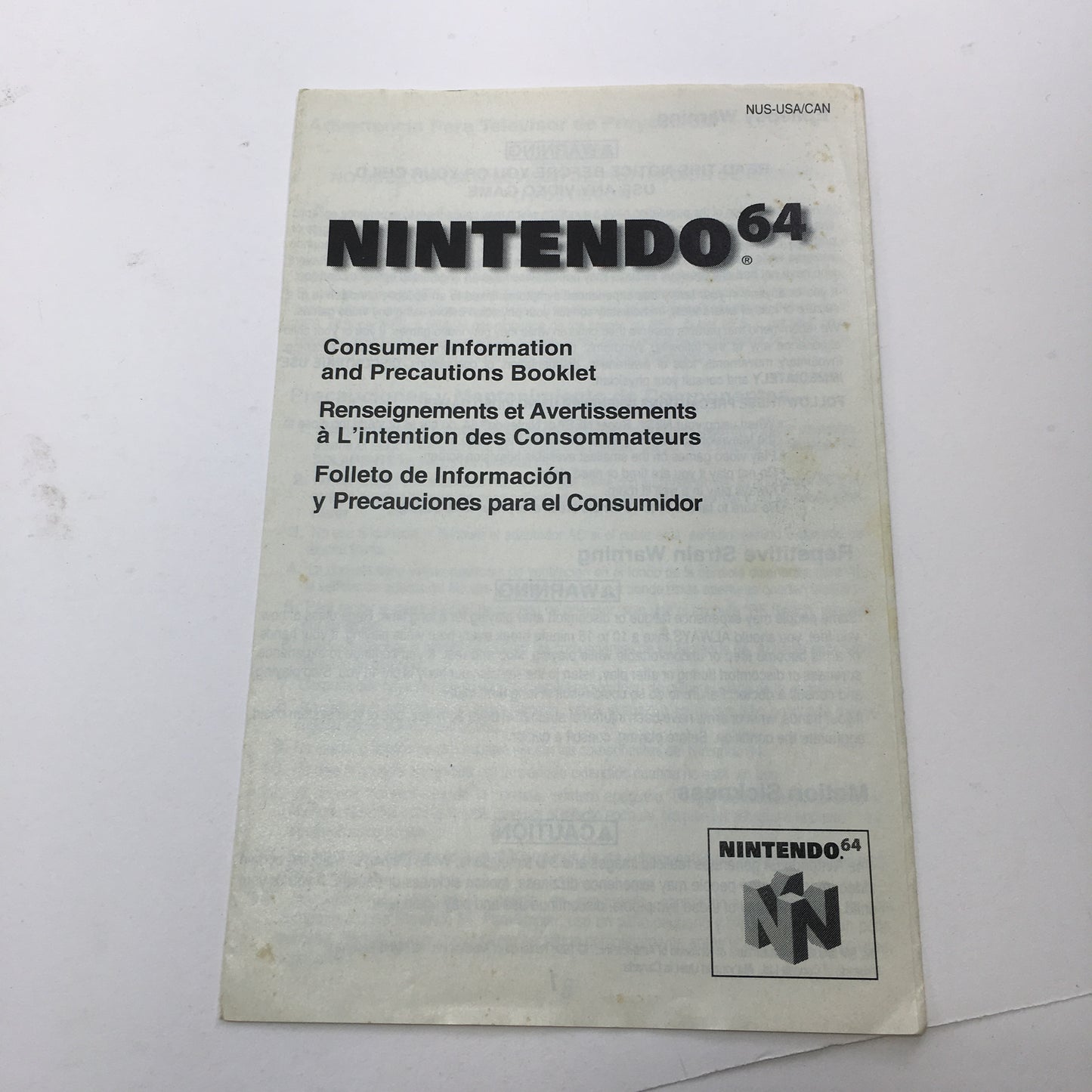 Castlevania (Nintendo 64 N64, 1999)