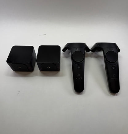 HTC VIVE Virtual Reality Basetations 1.0 and HTC VIVE Wand Controllers UNTESTED
