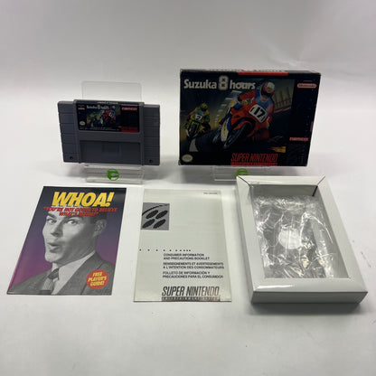 Suzuka 8 Hours (Super Nintendo SNES, 1994) Complete In Box CIB