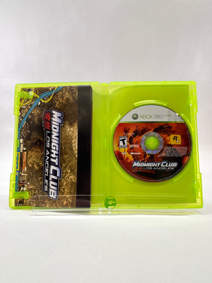 Midnight Club Los Angeles (Microsoft Xbox 360, 2008)