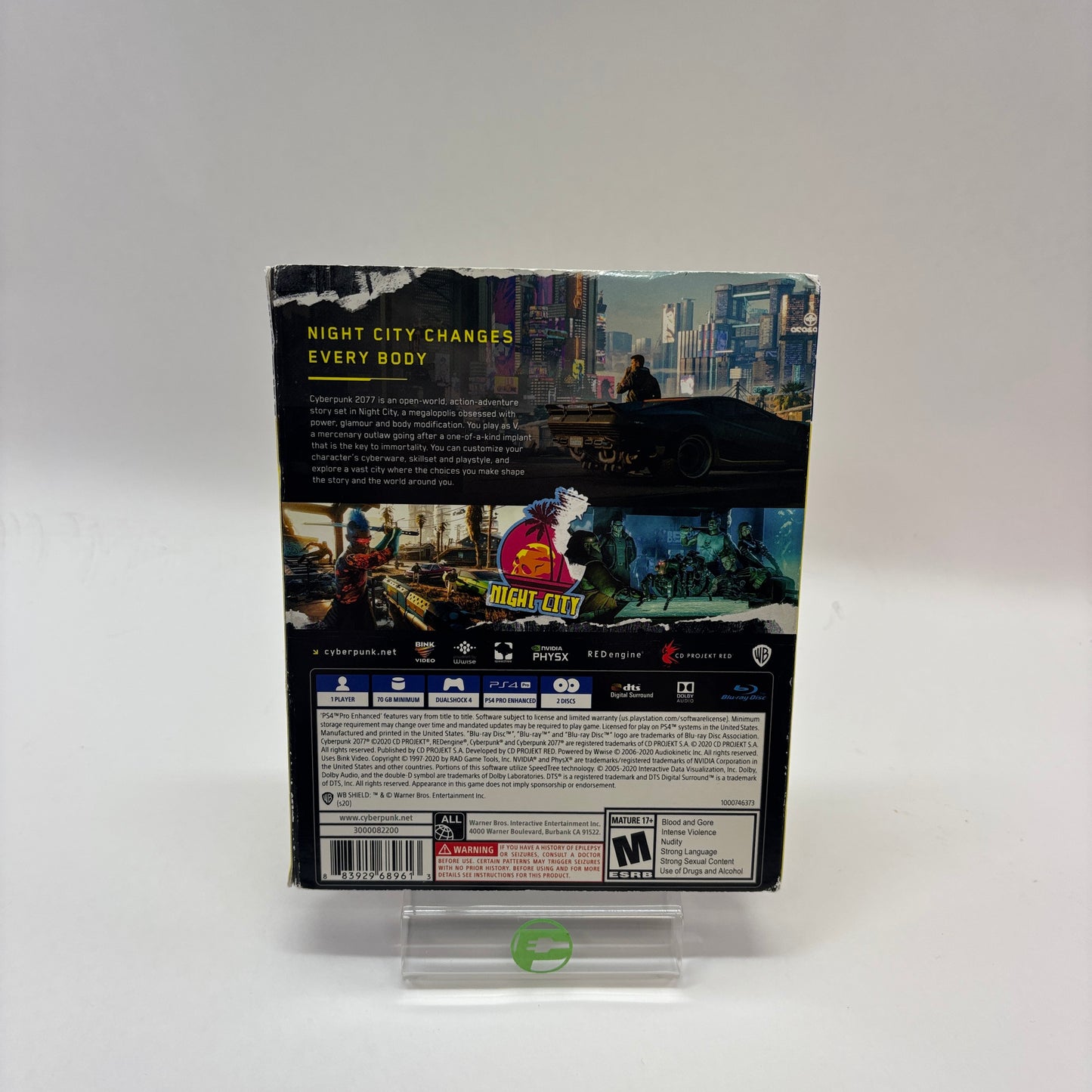 Cyberpunk 2077 [With Extras] (Sony PlayStation 4 PS4, 2020)