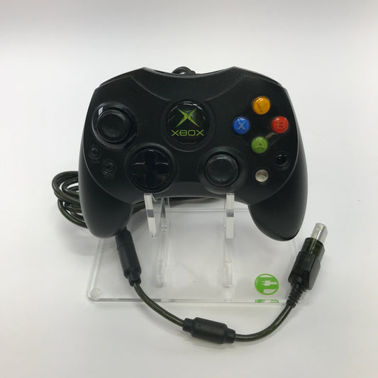 Microsoft Original Xbox Controller S Black X08-69873 With Breakaway Cable