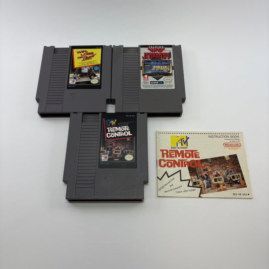 Lot of 3 Nintendo NES Games Family