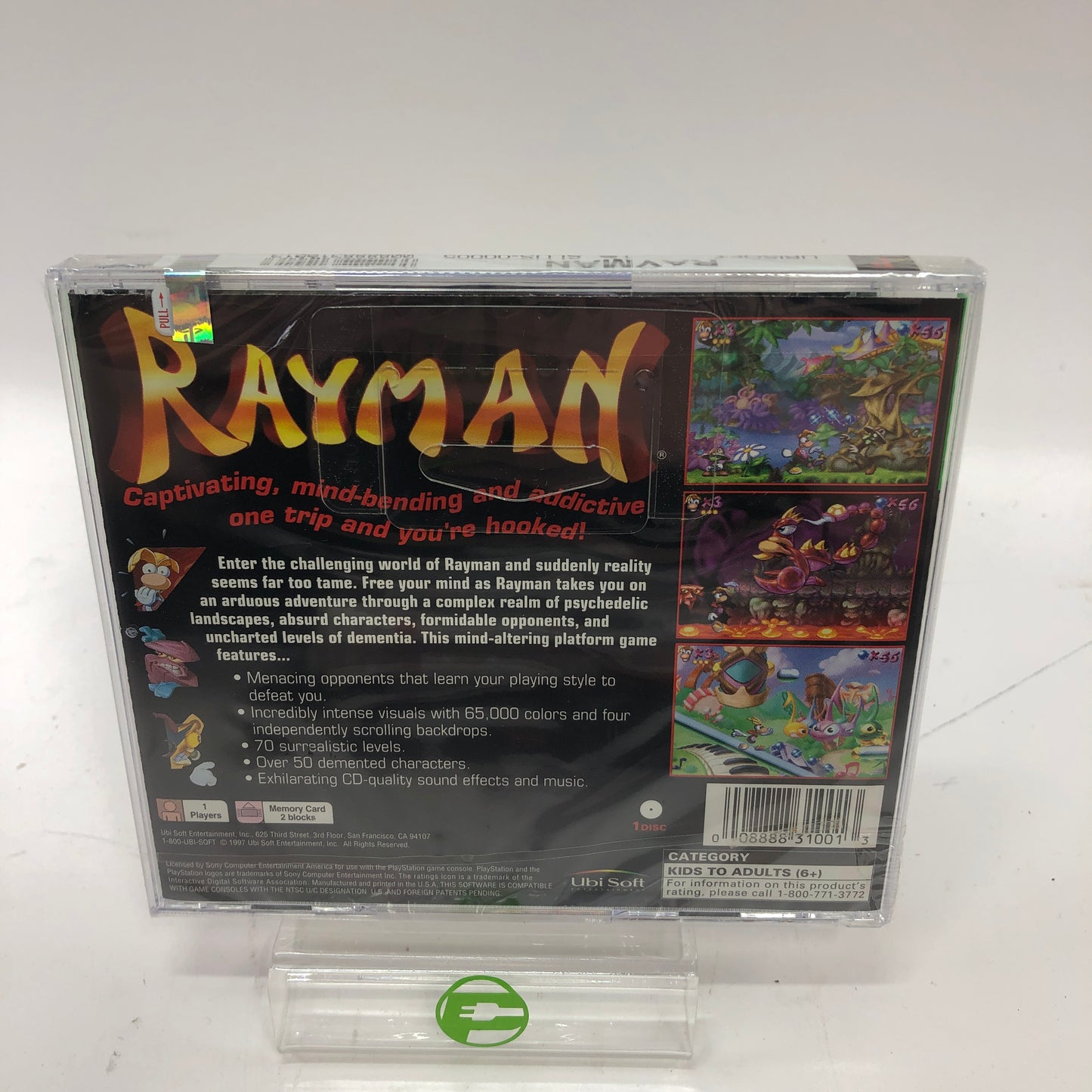 New Rayman (Sony PlayStation 1 PS1, 1995) Factory Sealed