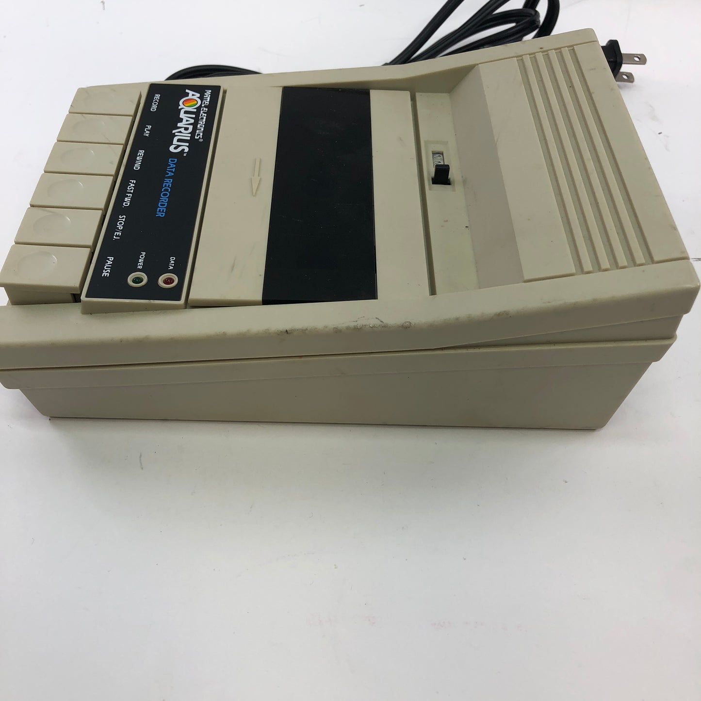 Mattel Electronics AQUARIUS 4394 Data Recorder w Cords Tested and Working