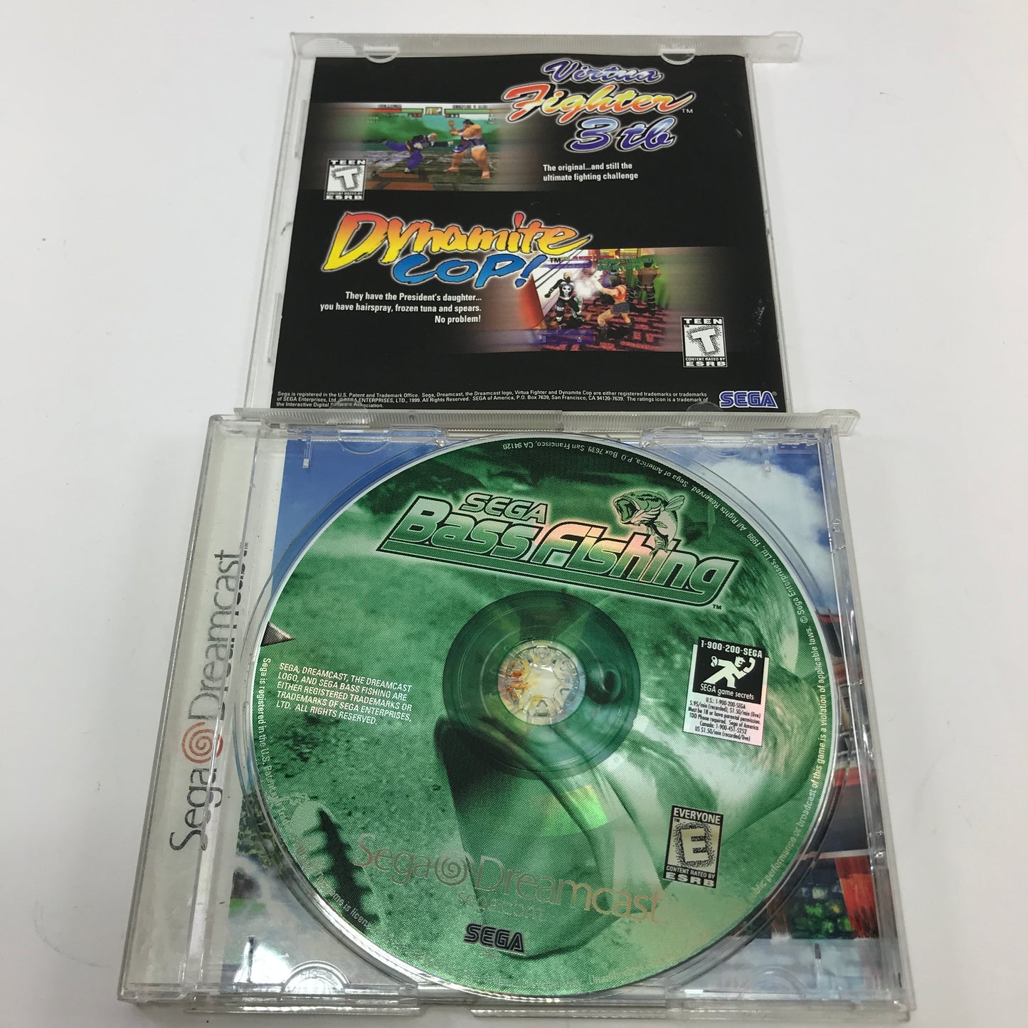 Sega Bass Fishing (Sega Dreamcast, 1999) Complete in Original Box CIB