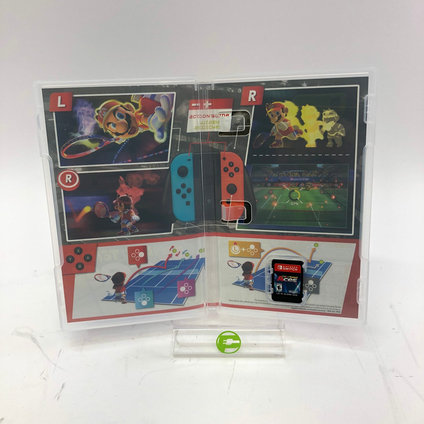 Mario Tennis Aces (Nintendo Switch, 2018) in Original Box CIB