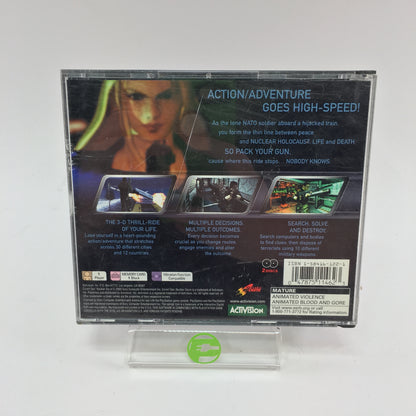 Covert Ops Nuclear Dawn (Sony PlayStation 1 PS1, 2000) CIB w Registration Card