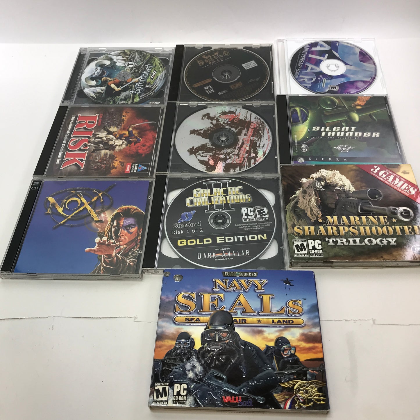 Lot of 50 PC Games [Age of Empires III, Max Payne 2, Agatha Christie and More]