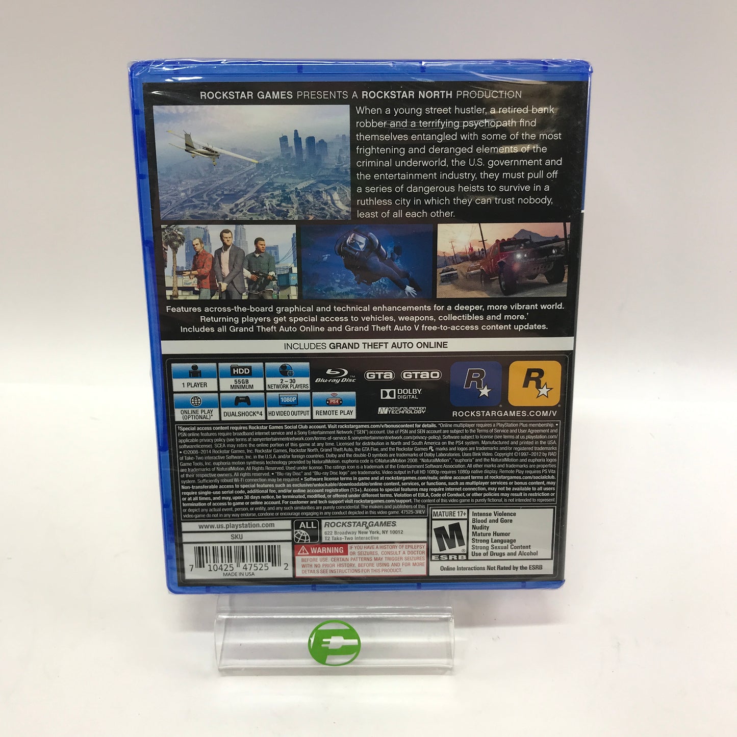 New Grand Theft Auto V (Sony PlayStation 4 PS4, 2014) Factory Sealed