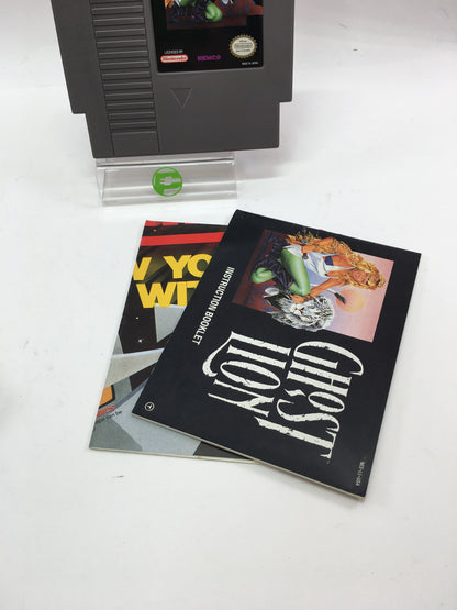 Ghost Lion (Nintendo NES, 1992) Tested and Working w/ Dust Sleeve and Manual