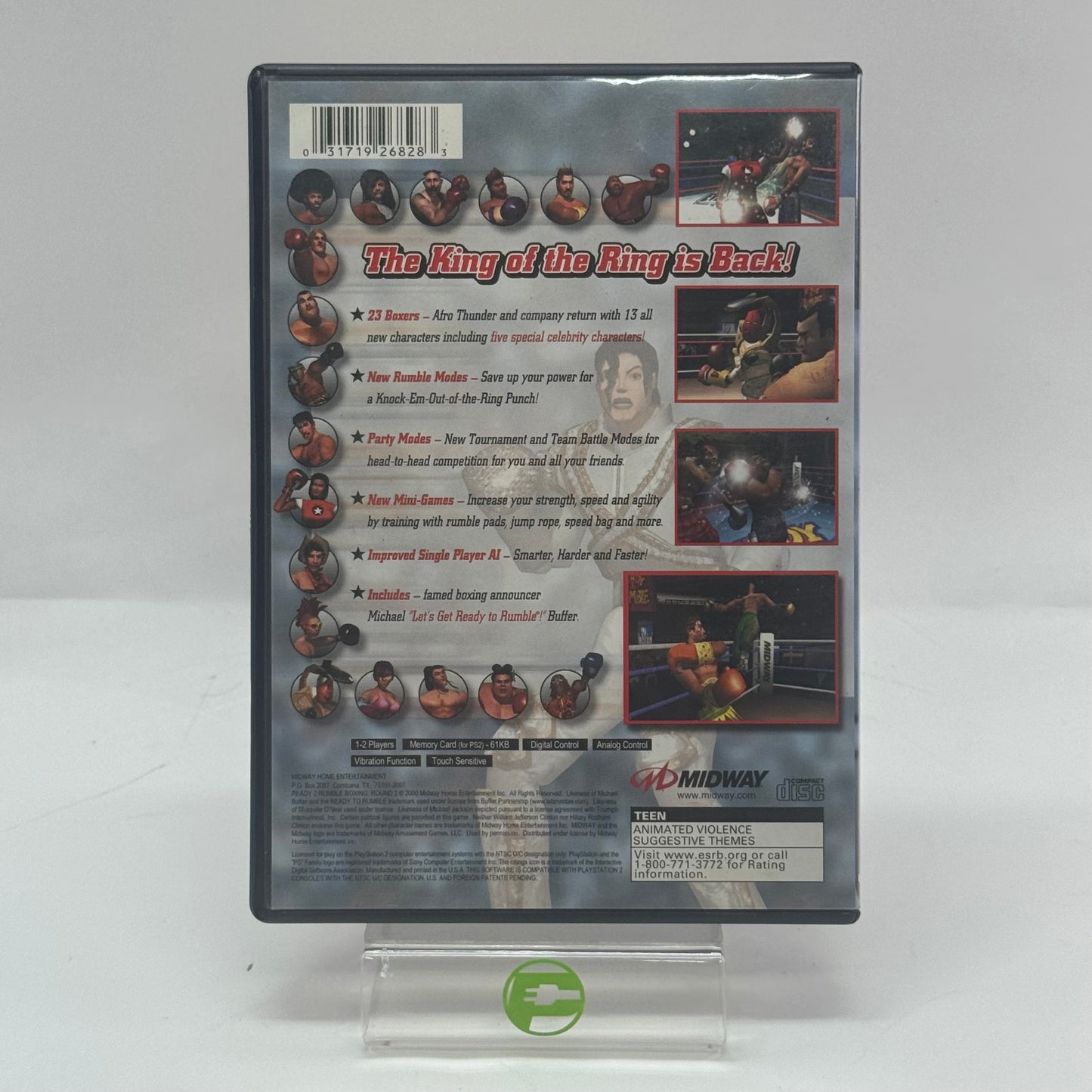 Ready 2 Rumble Boxing Round 2 (Sony PlayStation 2 PS2, 2000)