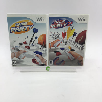 Game Party and Game Party 2 Nintendo Wii Game Bundle