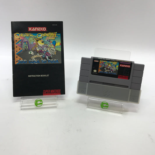 Chester Cheetah Too Cool To Fool (Super Nintendo SNES, 1991) Tested Works