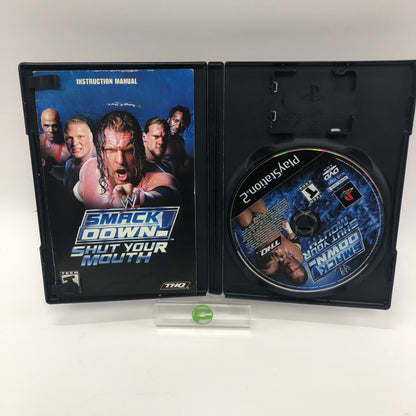 WWE Smackdown Shut Your Mouth (Sony PlayStation 2 PS2, 2002) CIB