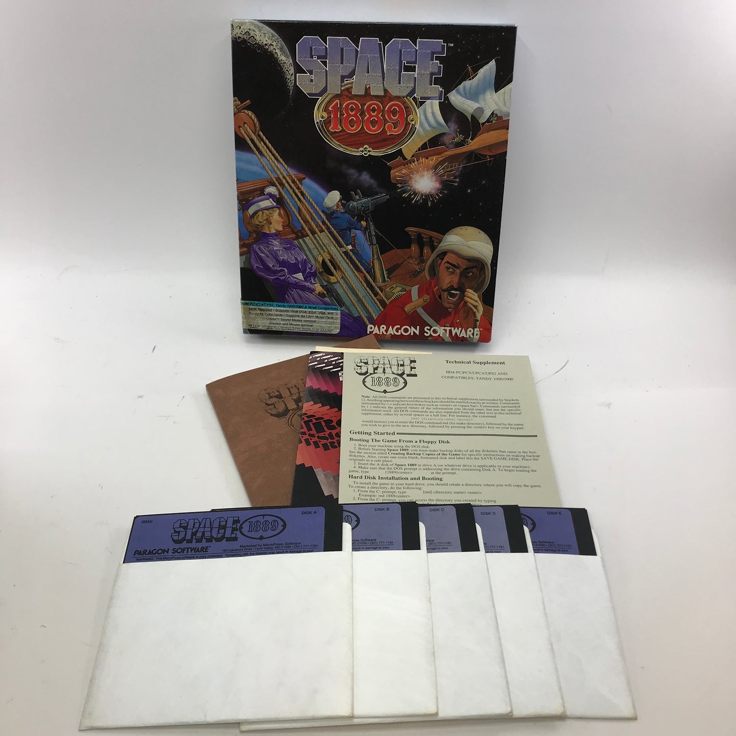 Space 1889 (PC, 1990) Complete in Big Box CIB