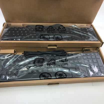 New HP Wired Desktop  Keyboard 320K  Lot of 3 HP Desktop Keyboards