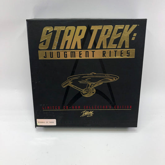 Star Trek: Judgment Rites[Limited CD-ROM Collectors Edition](PC 1994) Sealed VHS