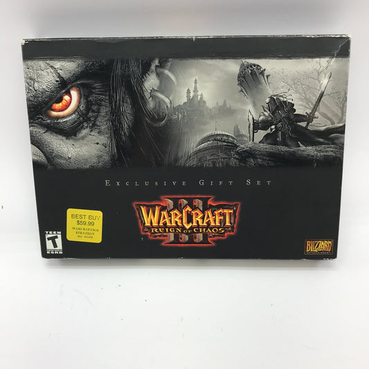 WarCraft III: Reign of Chaos [Exclusive Gift Set] (PC, 2002) CIB