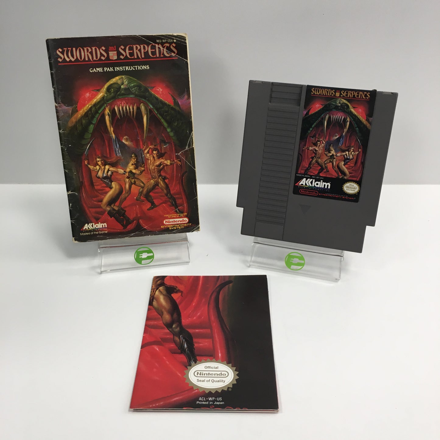Swords and Serpents (Nintendo NES, 1990) Tested Works