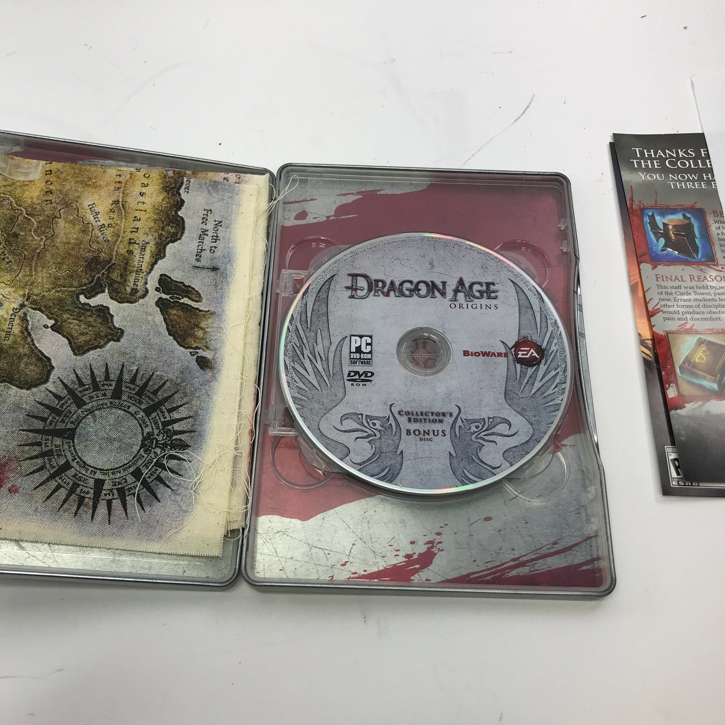 Dragon Age: Origins [Collector's Edition] (PC, 2009) Complete in Steel book CIB